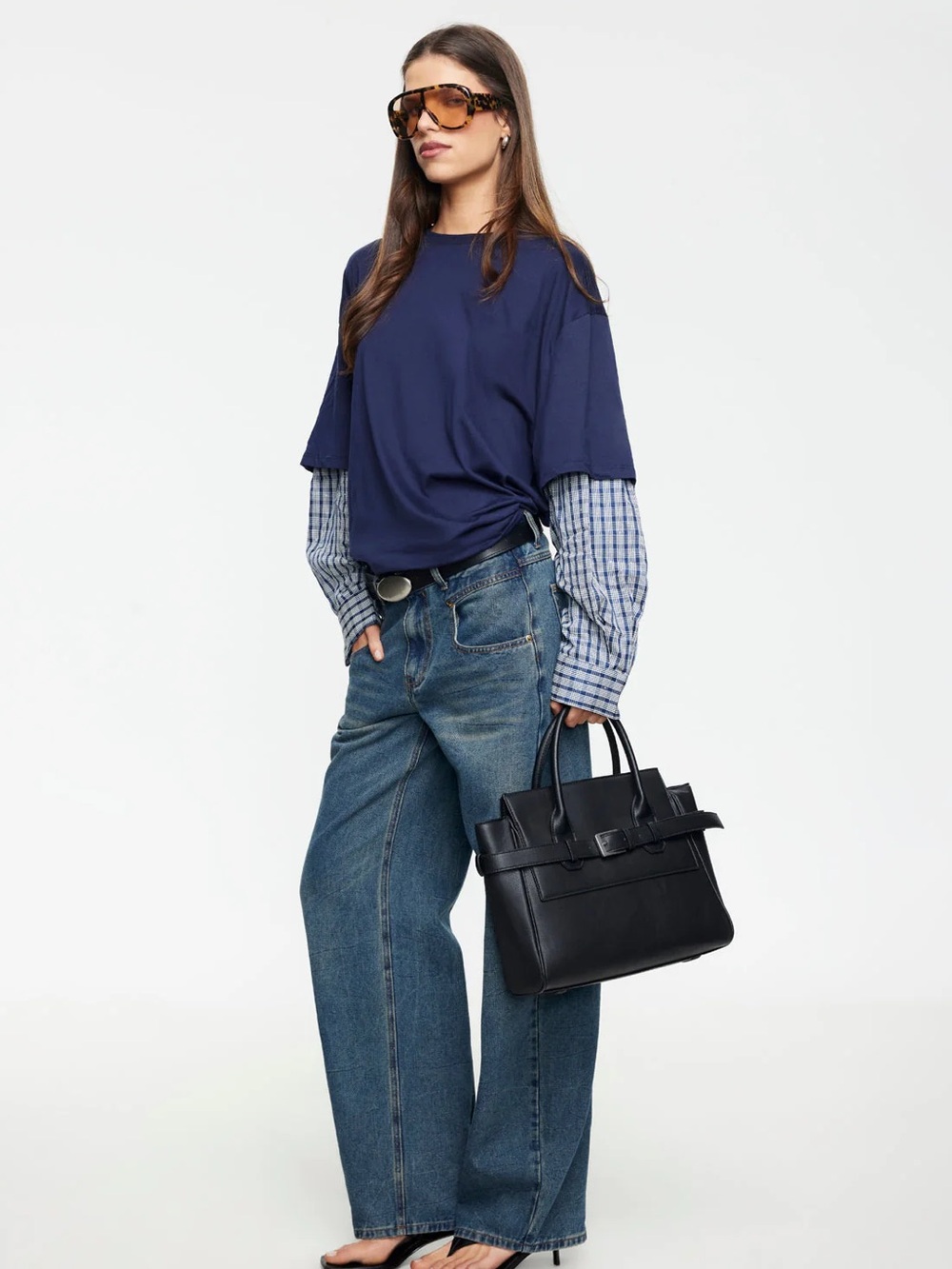 LIONESS | BOTTEGA SHIRT | NAVY | 1G - Picture 2 of 5